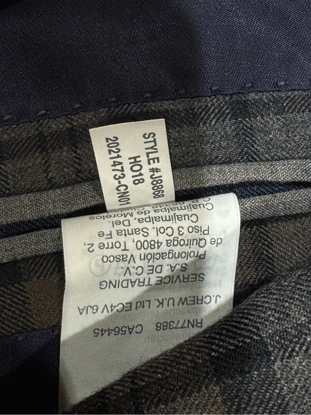 J.Crew Ludlow Men's Plaid Sport Coat in Blue and Brown